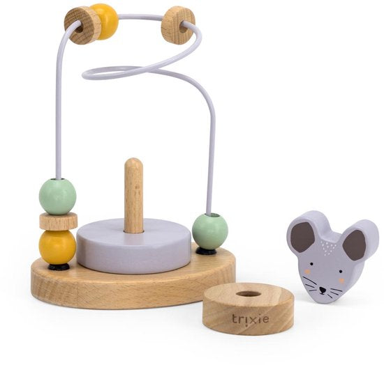 Houten kralenframe - Mrs. Rabbit