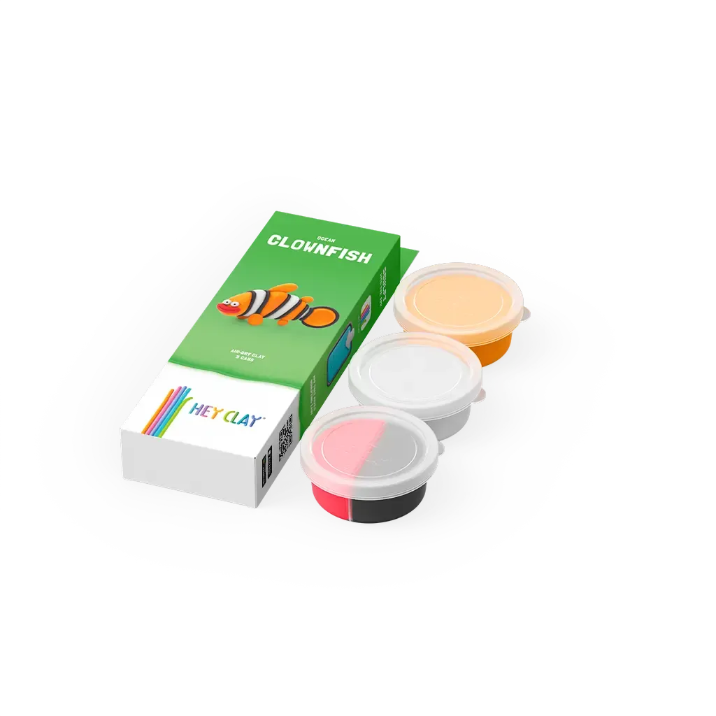 Boetseerklei - Oceaan - Clownvis