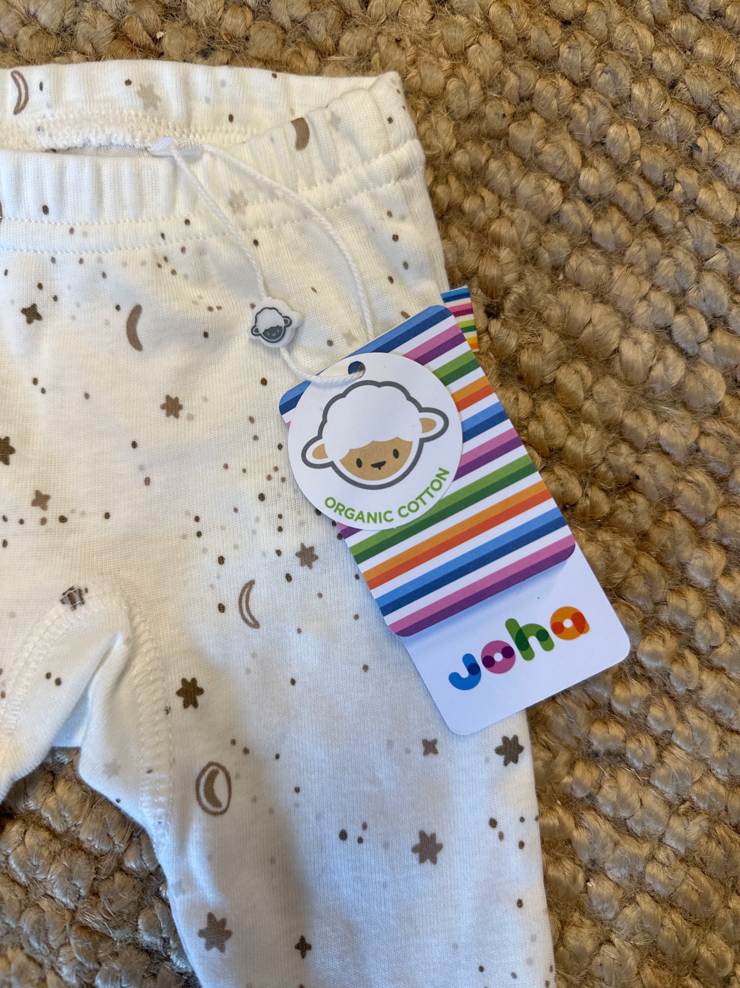 Legging met voetjes Joha maantjes en sterren maat 50