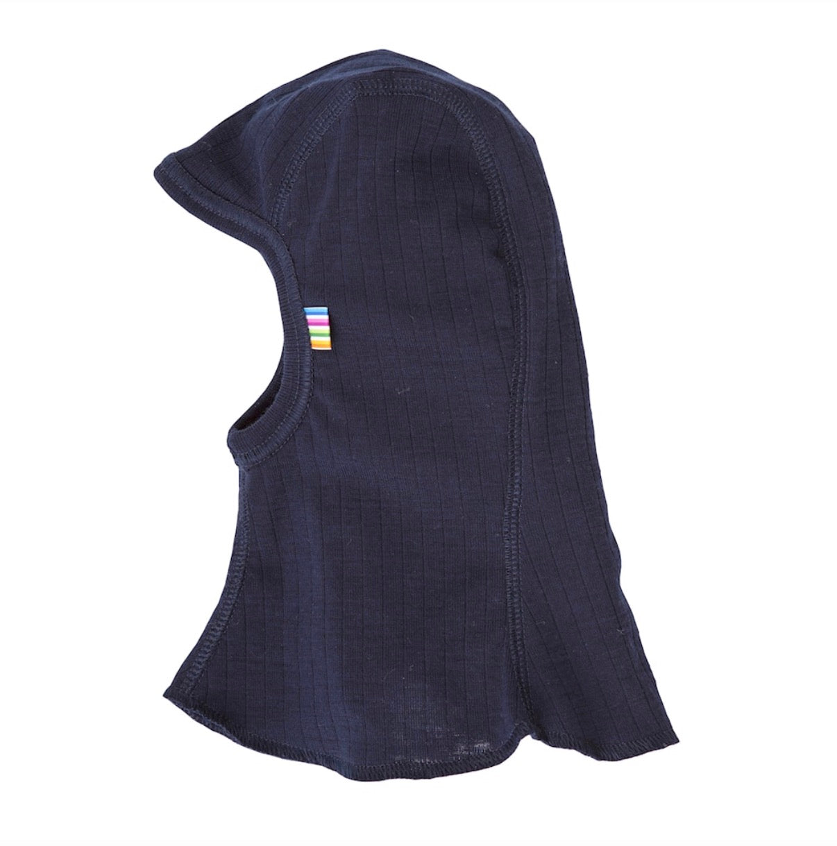 Balaclava wol enkellaags marine blauw