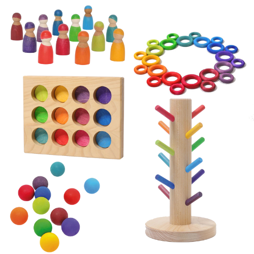 Bundel Grimm's Regenboog Sorteren