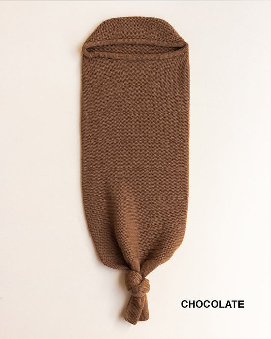 Cocoon van merinowol - chocola