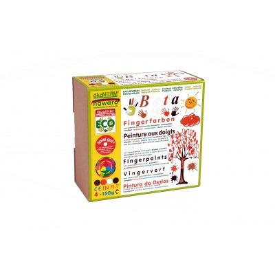 Vingerverf 4 kleuren