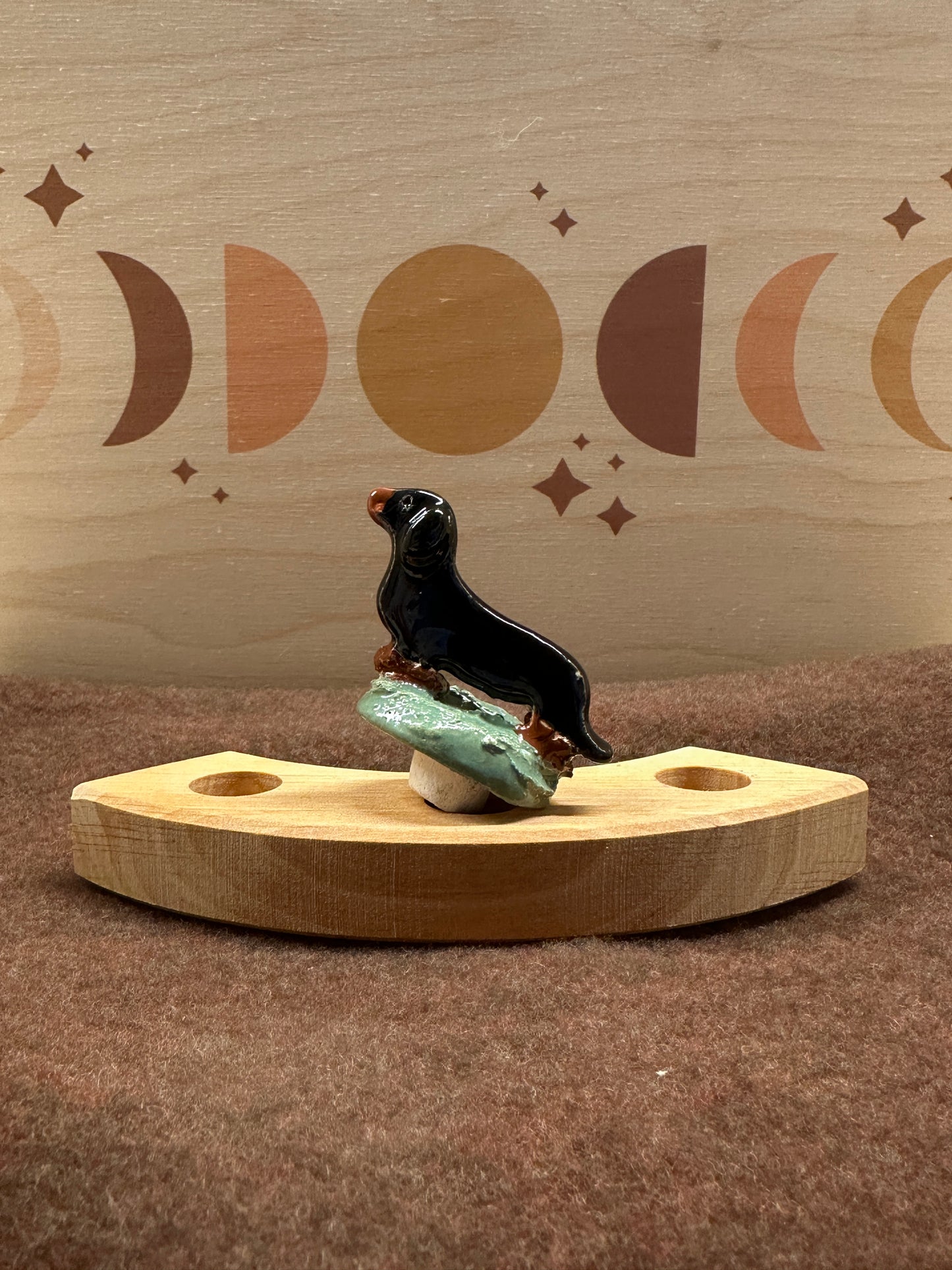 Keramieken steker - teckel