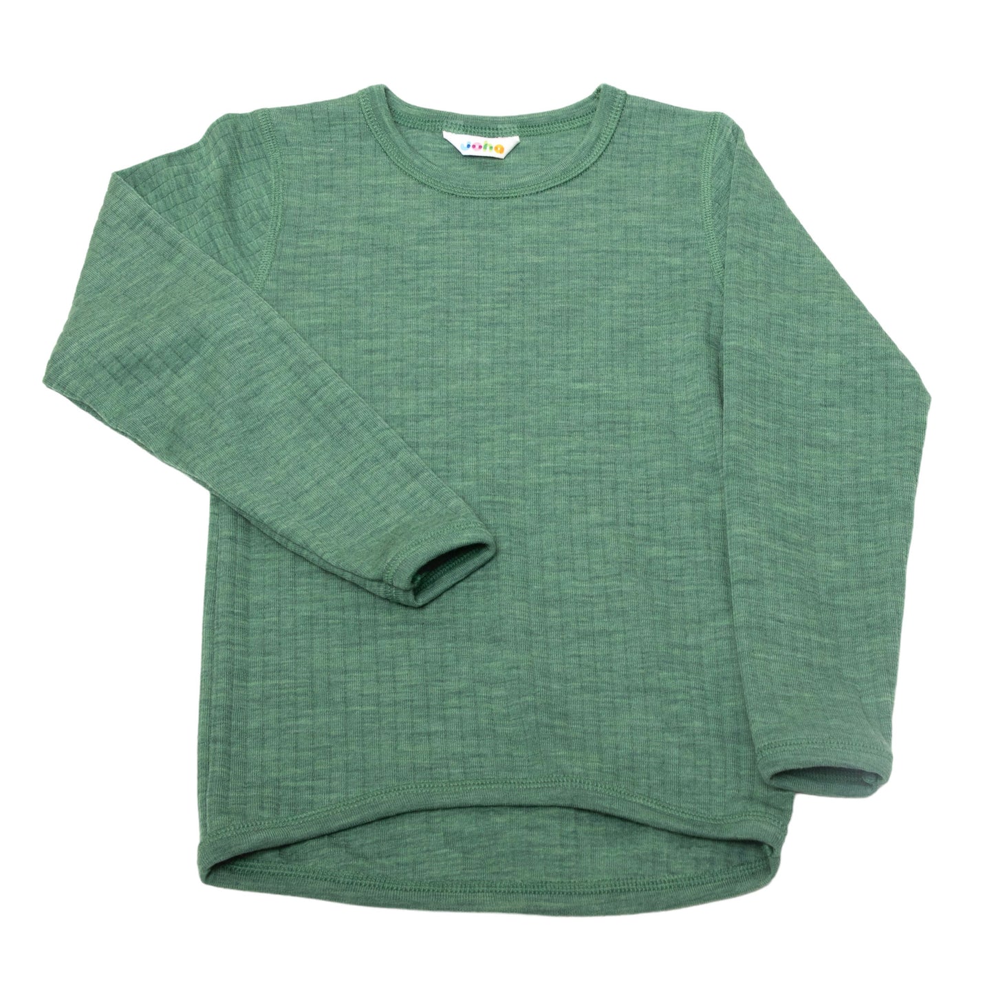 Shirt wol groen