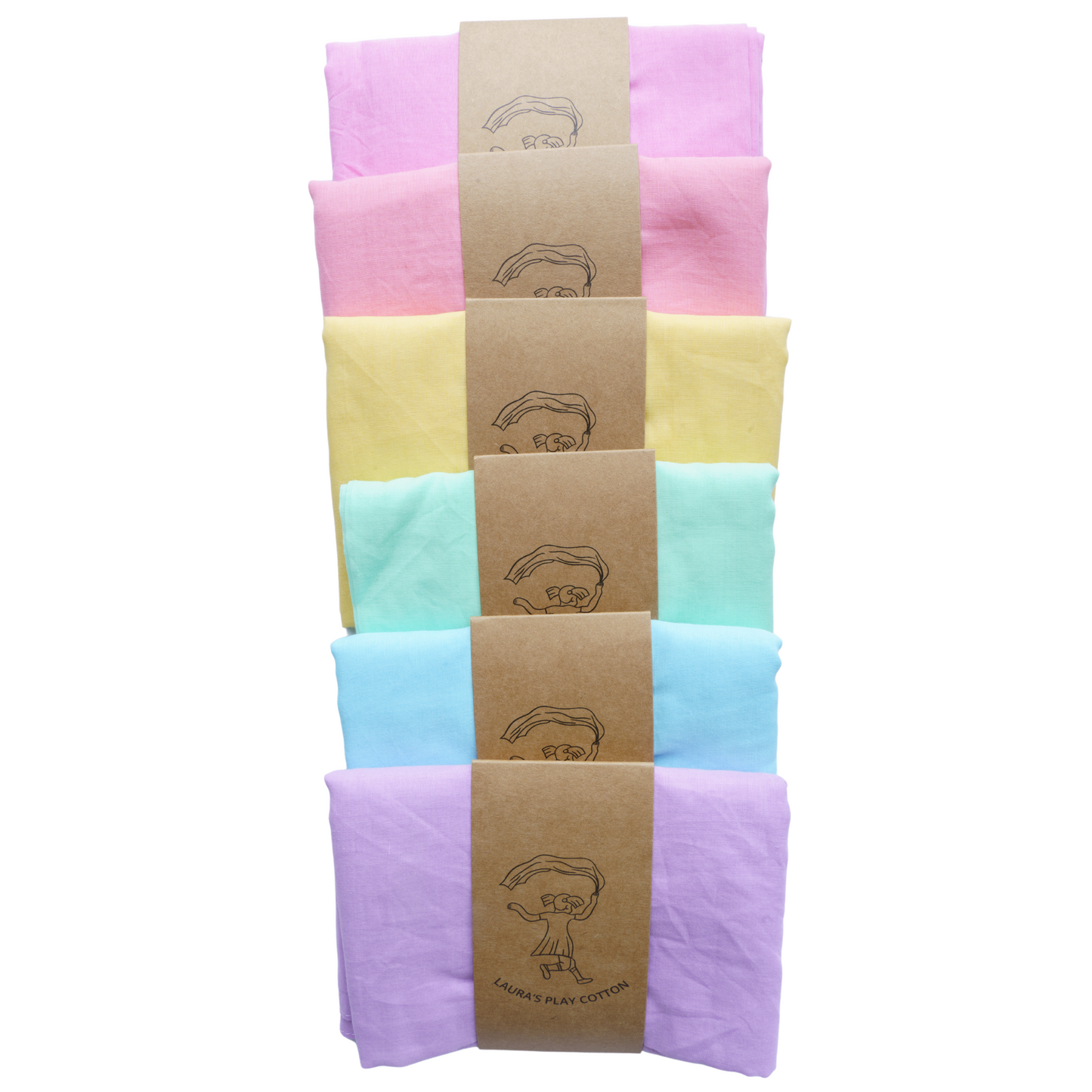 Speeldoek - Roze - 50 x 50 cm