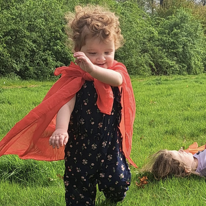 Speeldoek - Rood - 50 x 50 cm