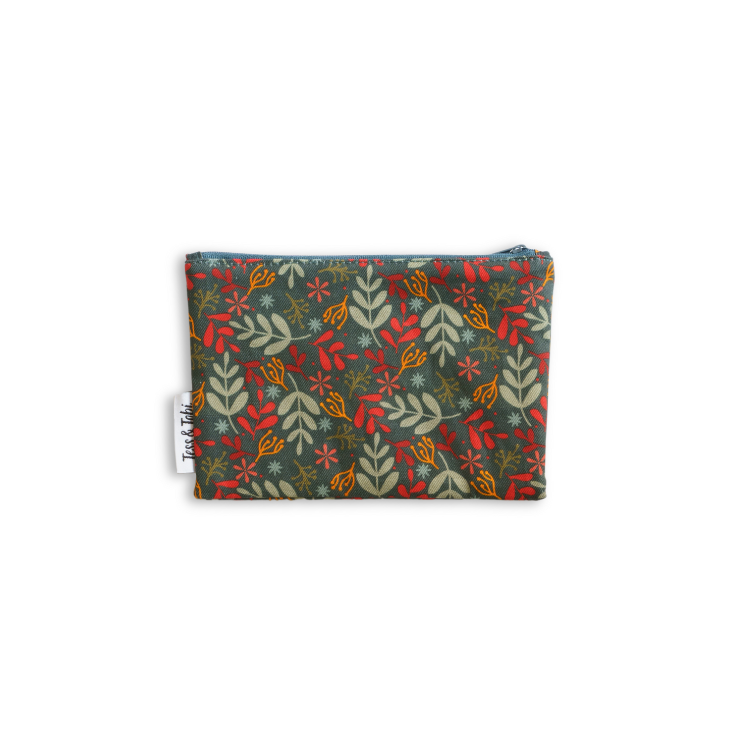 Wasbaar snackzakje | Silly Goose | Blaadjes 12x18cm