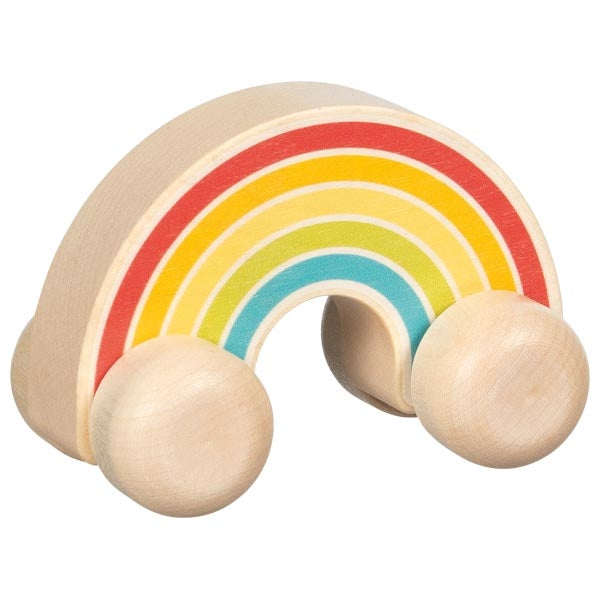 Houten auto regenboog