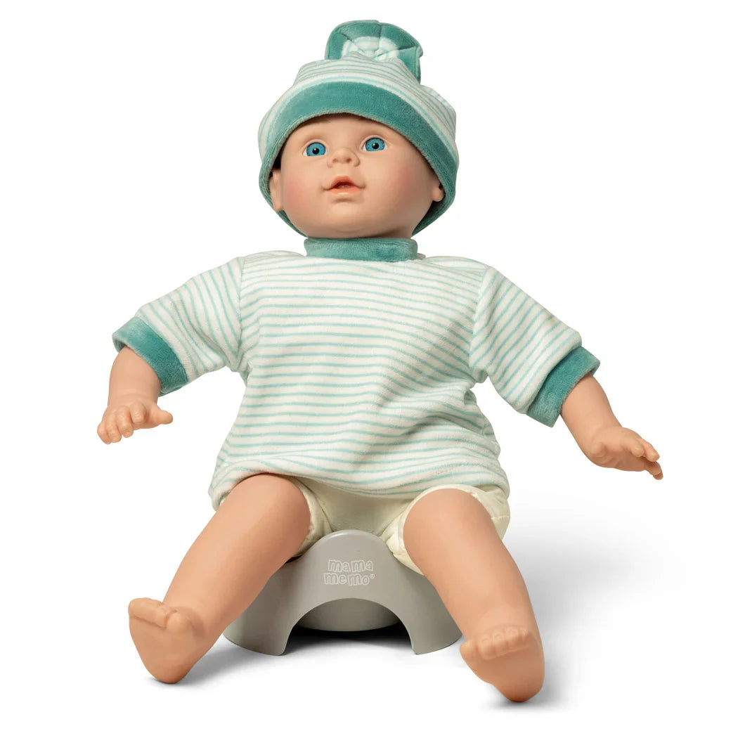 Houten Poppenpotje Grijs