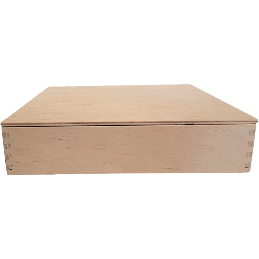 Houten Speelbak - met deksel 25x25cm