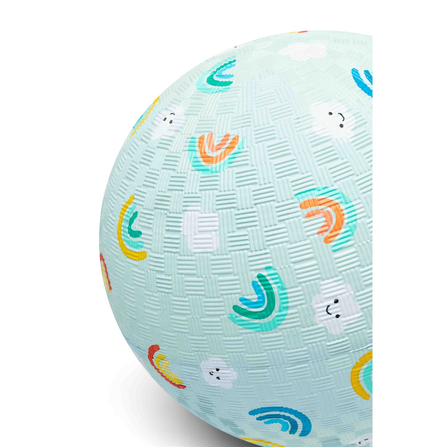 Rubber bal Regenboog en Wolk - 13 cm