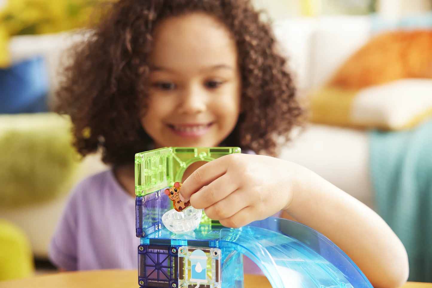 Magnetische tegels - Hamster - 13 stuks