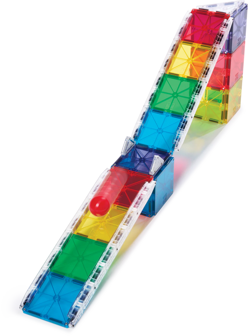 Magnetische tegels - Rail Racers - 33 stuks