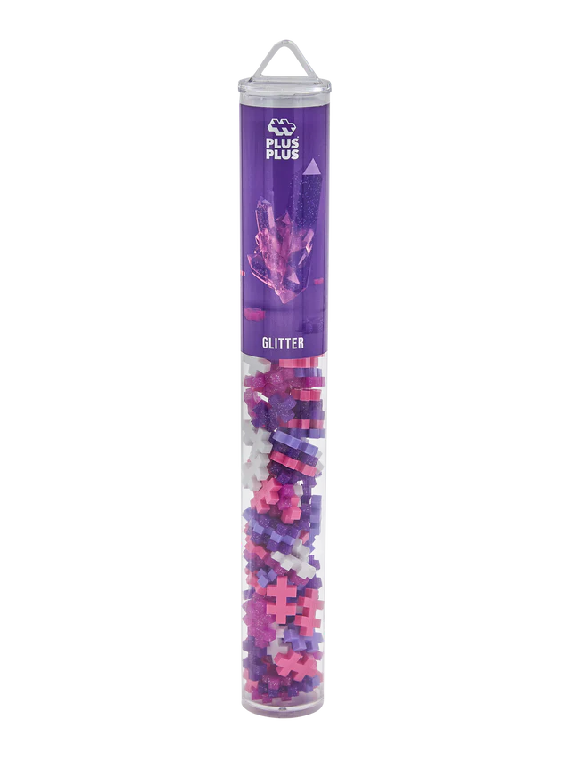 Plus-Plus Tube glitter - 100 stuks