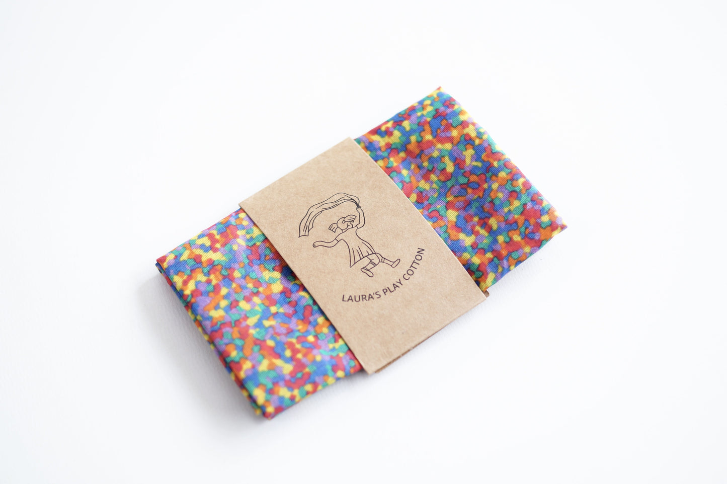 Speeldoek - Confetti Rainbow 50 x 50 cm