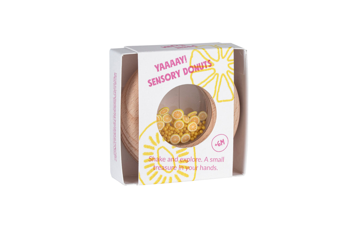 Sensorische Donut Citroen
