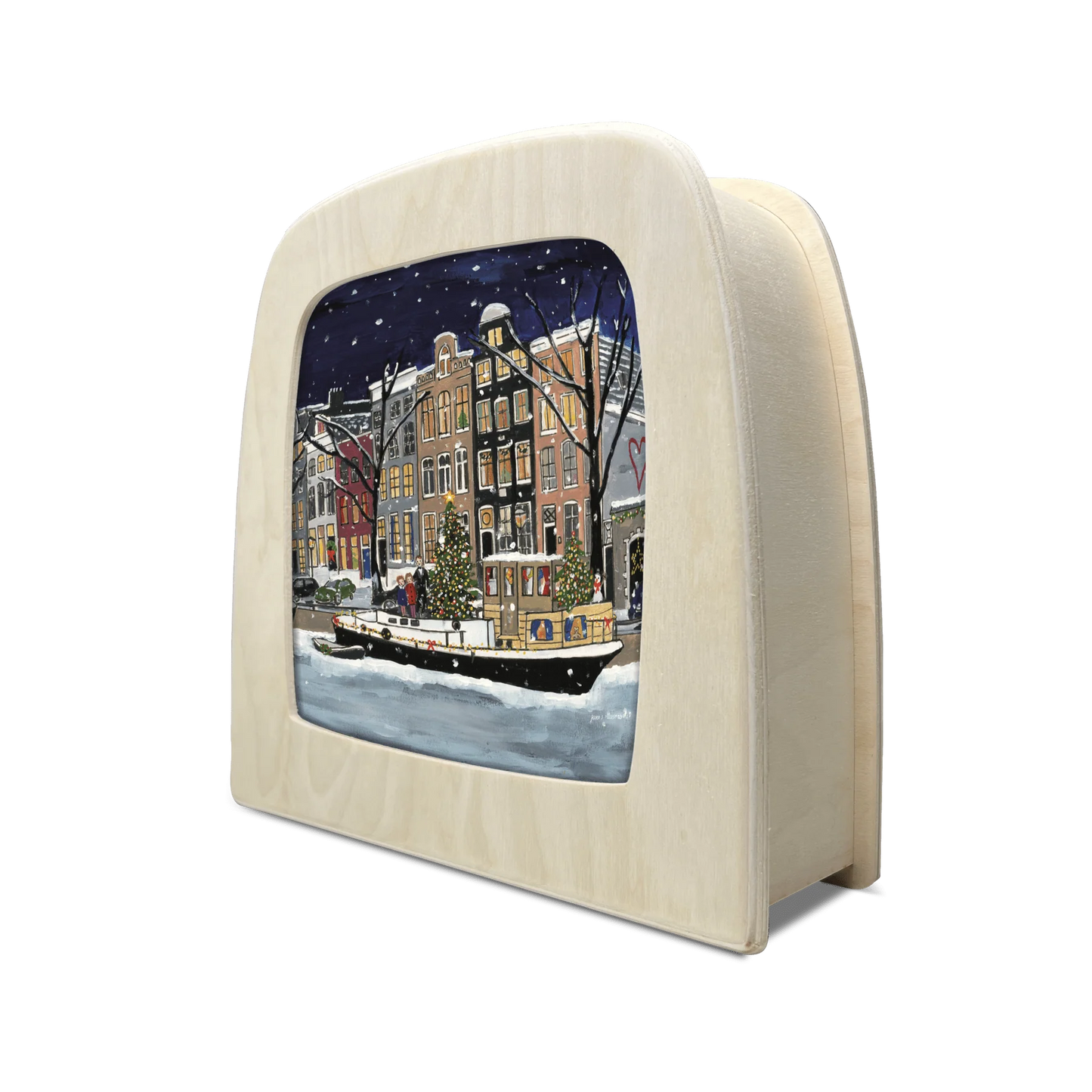 Toverplaat - Gwen's Illustraties - Kerst in Amsterdam