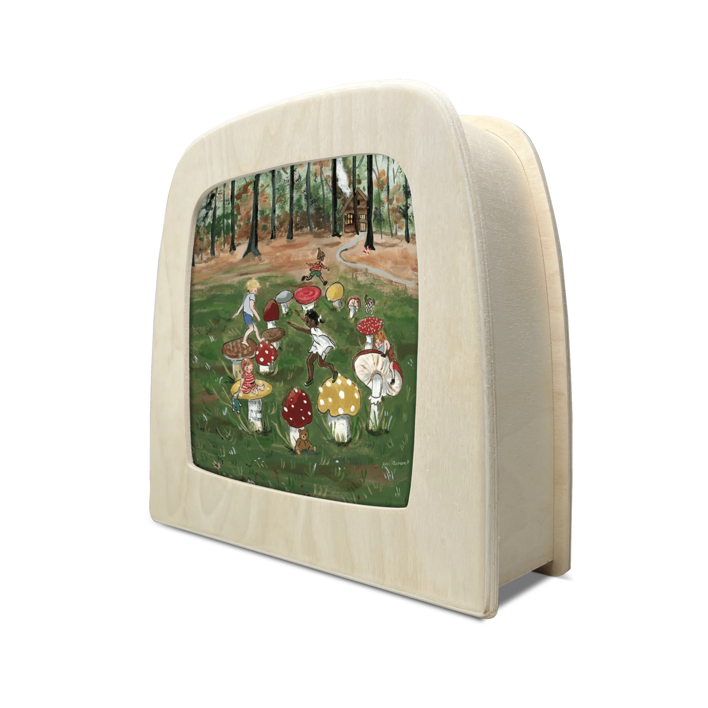 Toverplaat - Gwen's Illustraties - Paddenstoeldans