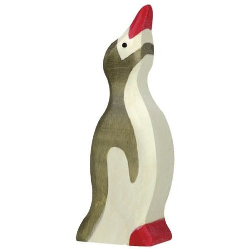 Pinguin kop omhoog - klein