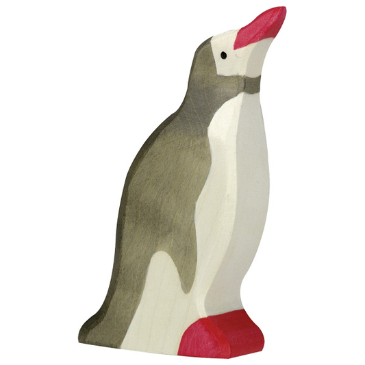 Pinguin kop omhoog