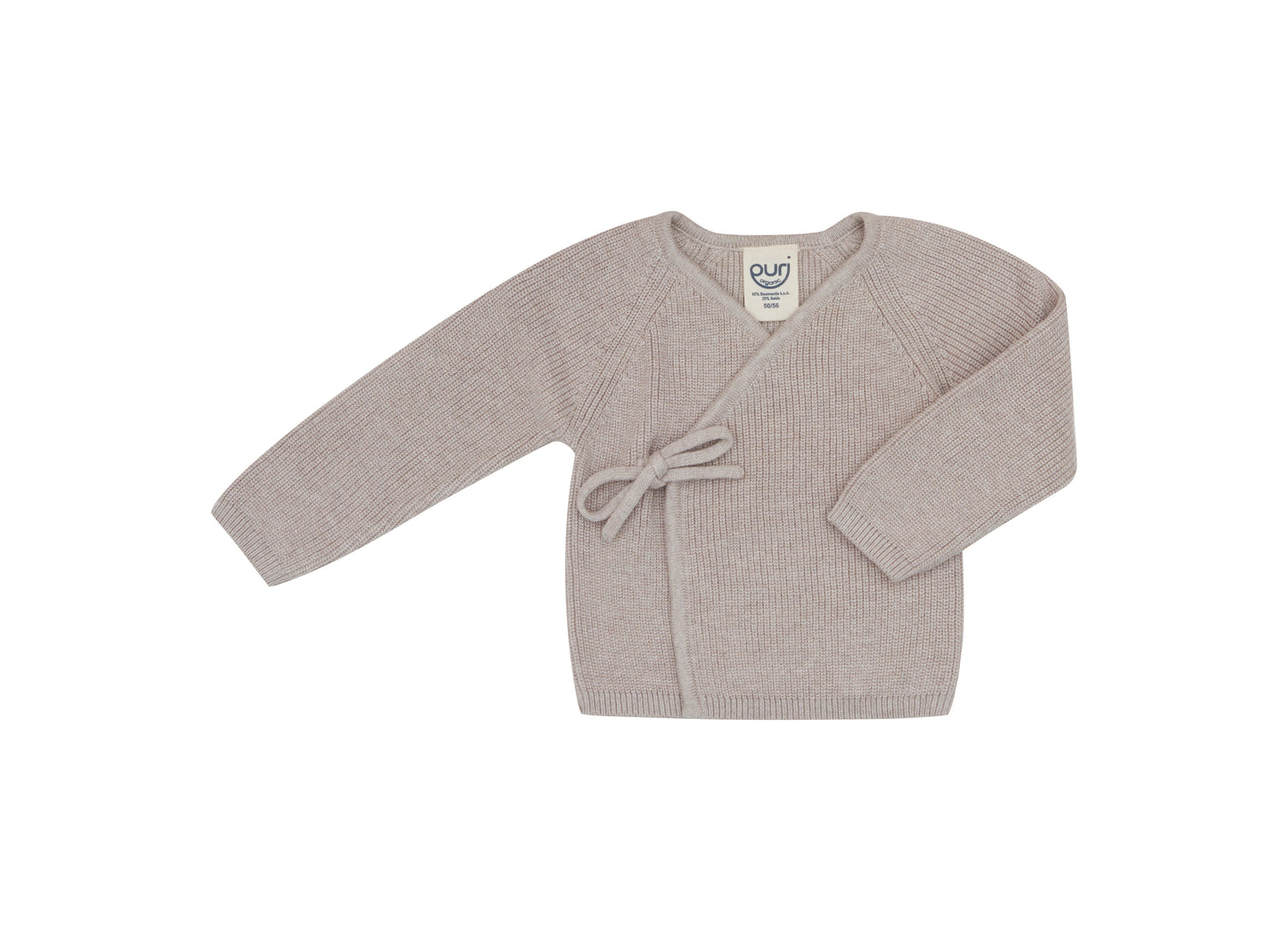 Overslagvestje katoen zijde tan