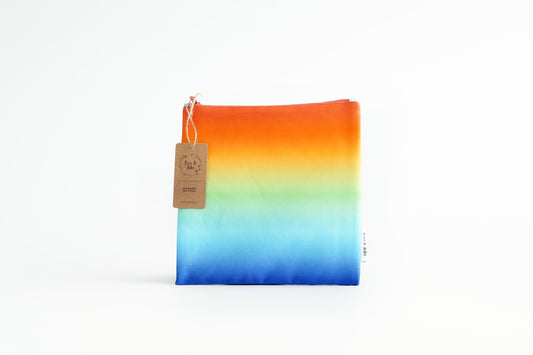 Wasbaar boterhamzakje - Regenboog - 20x20cm