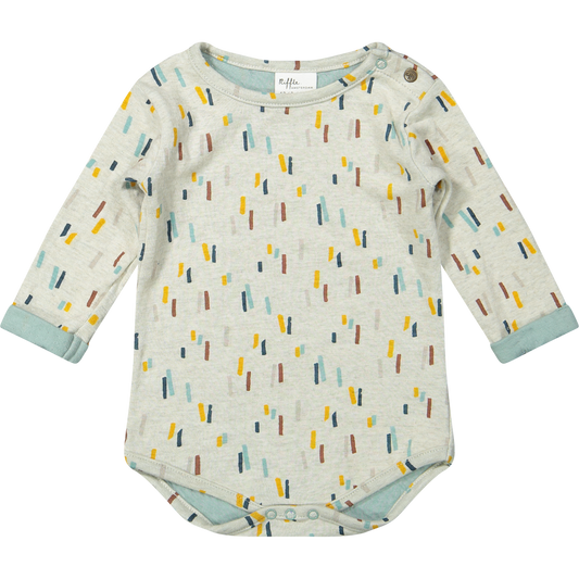 Romper streepjes grijs - Riffle Amsterdam - maat 62