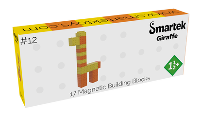 Magnetische Bouwblokken Giraffe 17 stuks