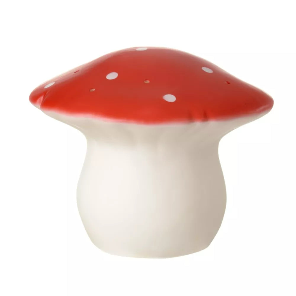 Vintage Paddenstoel Lamp - Rood - 26x20 cm