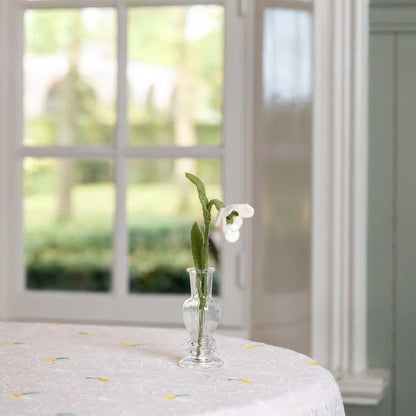 Bloem van wolvilt - Sneeuwklokje