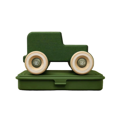 Chunkies No. 05 - Houten Groene Speelgoedauto - The Explorer