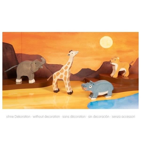 Houten dieren - Set - Wilde dieren