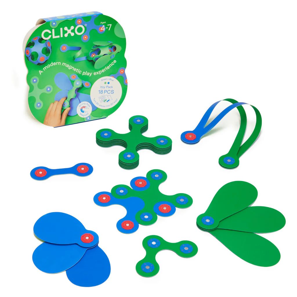 Clixo – Itsy Pack – Green & Blue