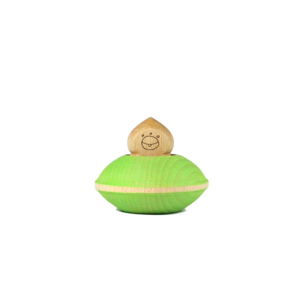 Houten Ufo – Lichtgroen
