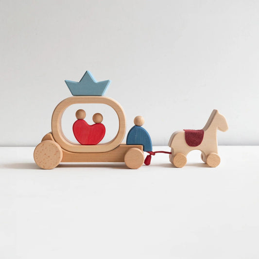 Houten Koets – Paard met Wagen