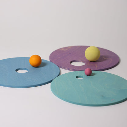 GRIMM’S x Stapelstein® Rolling Discs Cool Pastel