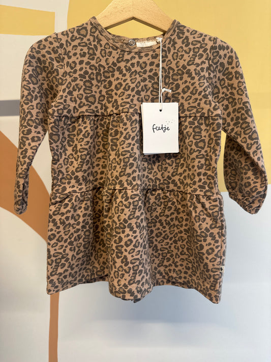 Jurkje Feetje panterprint (biologisch katoen)