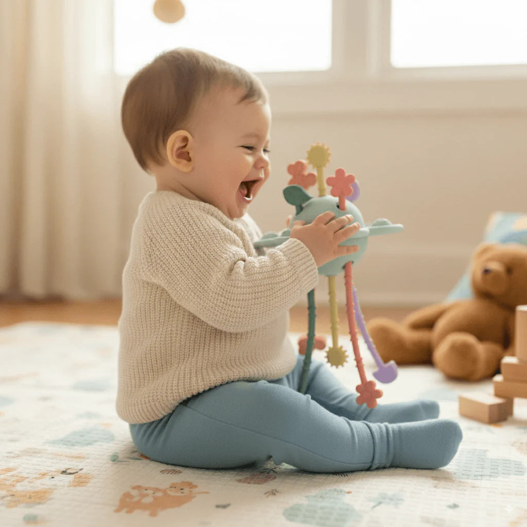 Sensorisch babyspeelgoed - tuin