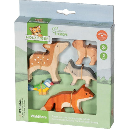 Houten dieren - Set - Bosdieren