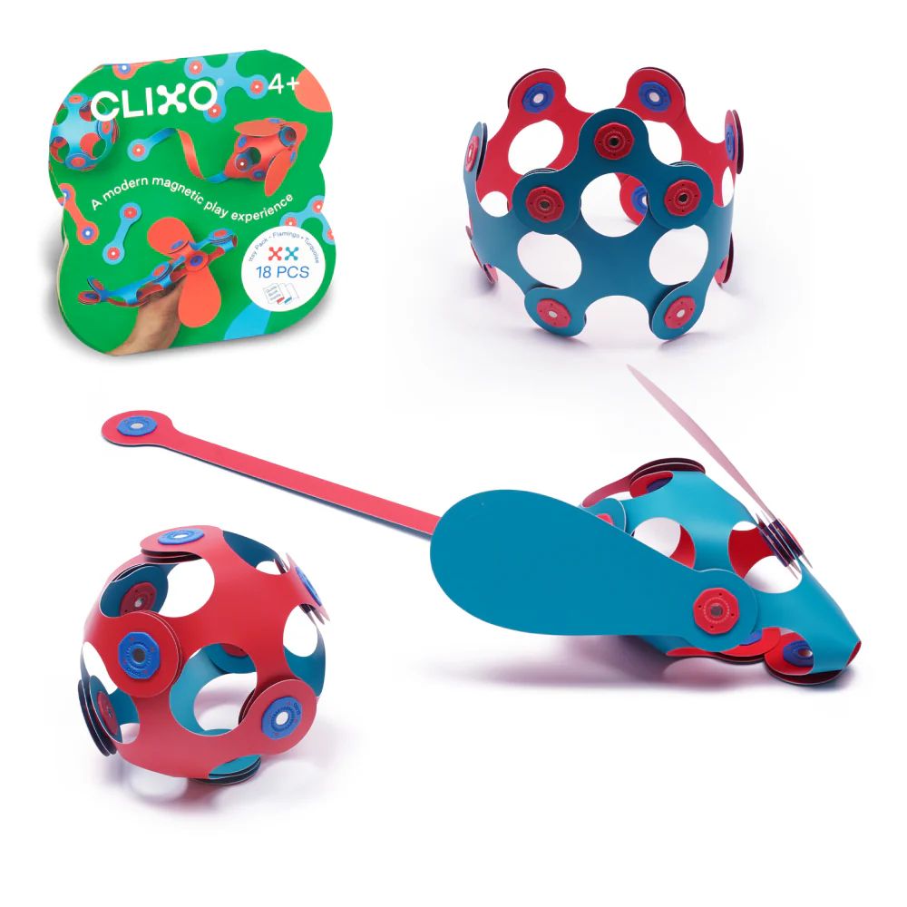 Clixo – Itsy Pack – Flamingo & Turquoise