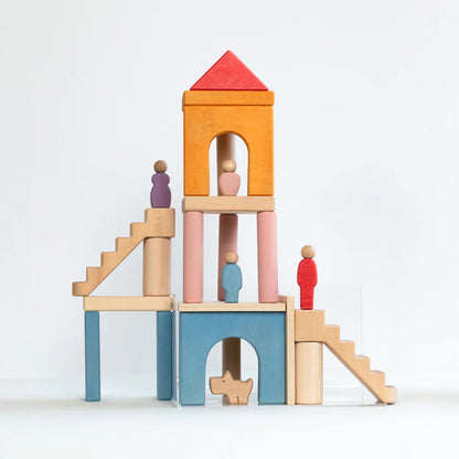 Houten blokken set - Multi Floor