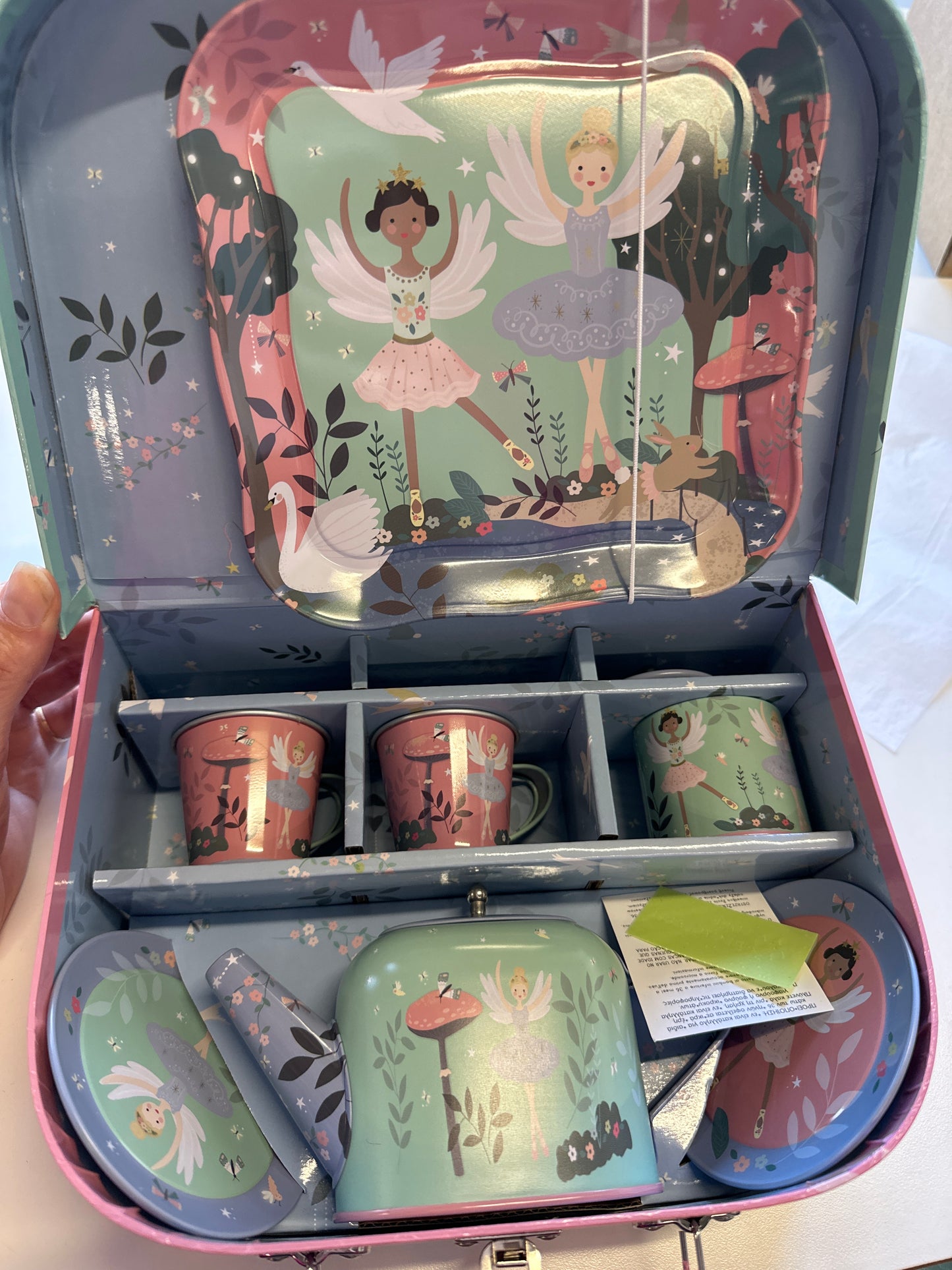 Floss & Rock theeservies tin koffertje elfjes