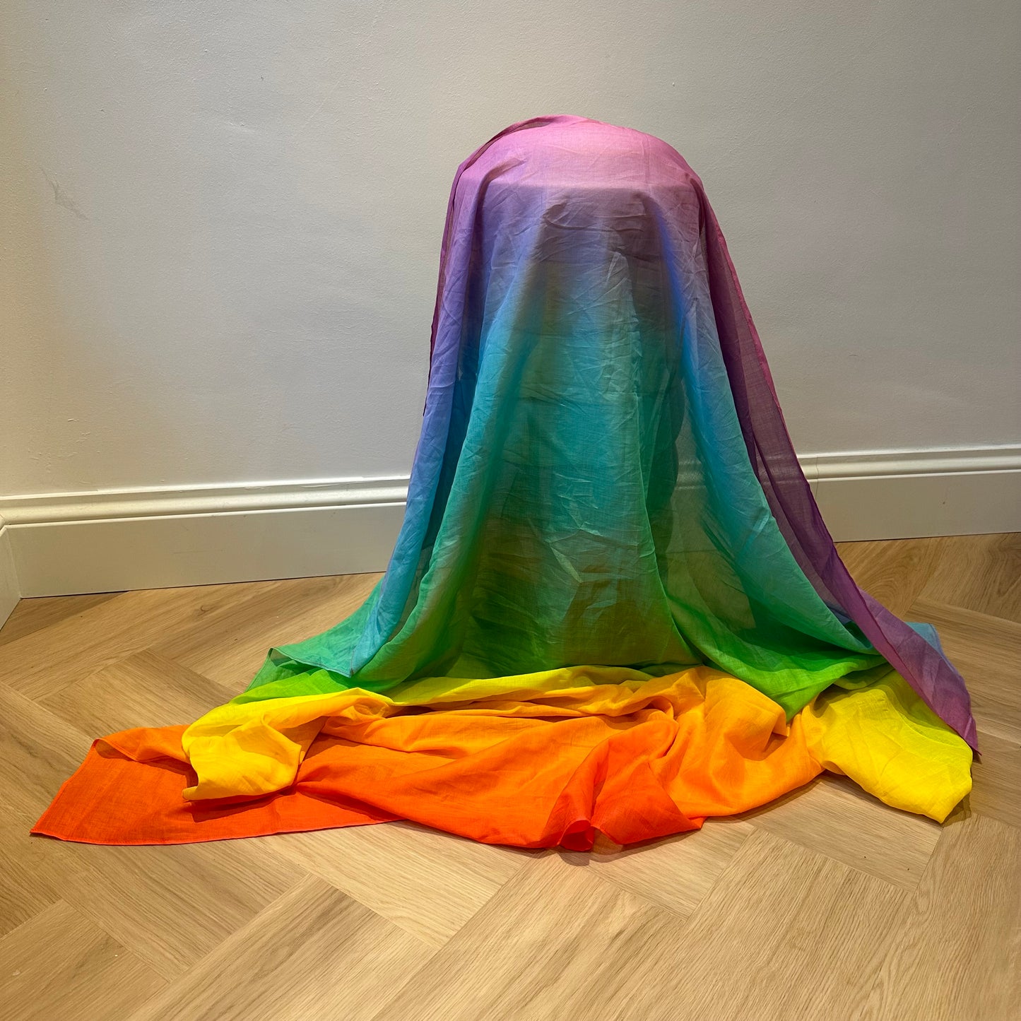 Speeldoek - Pastel rainbow 145 x 145 cm