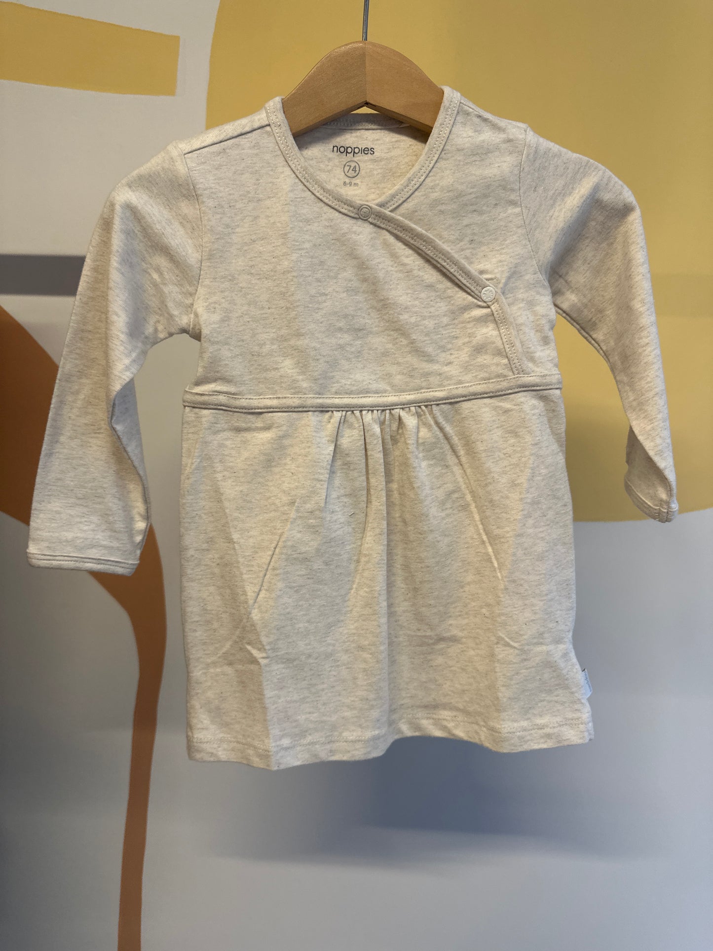 Jurkje beige Noppies  (biologisch katoen)