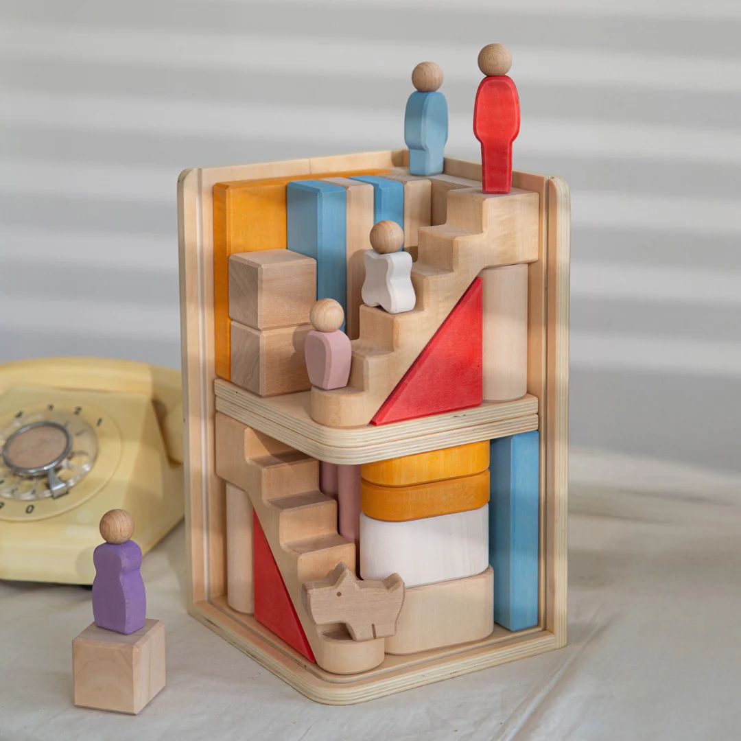 Houten blokken set - Multi Floor