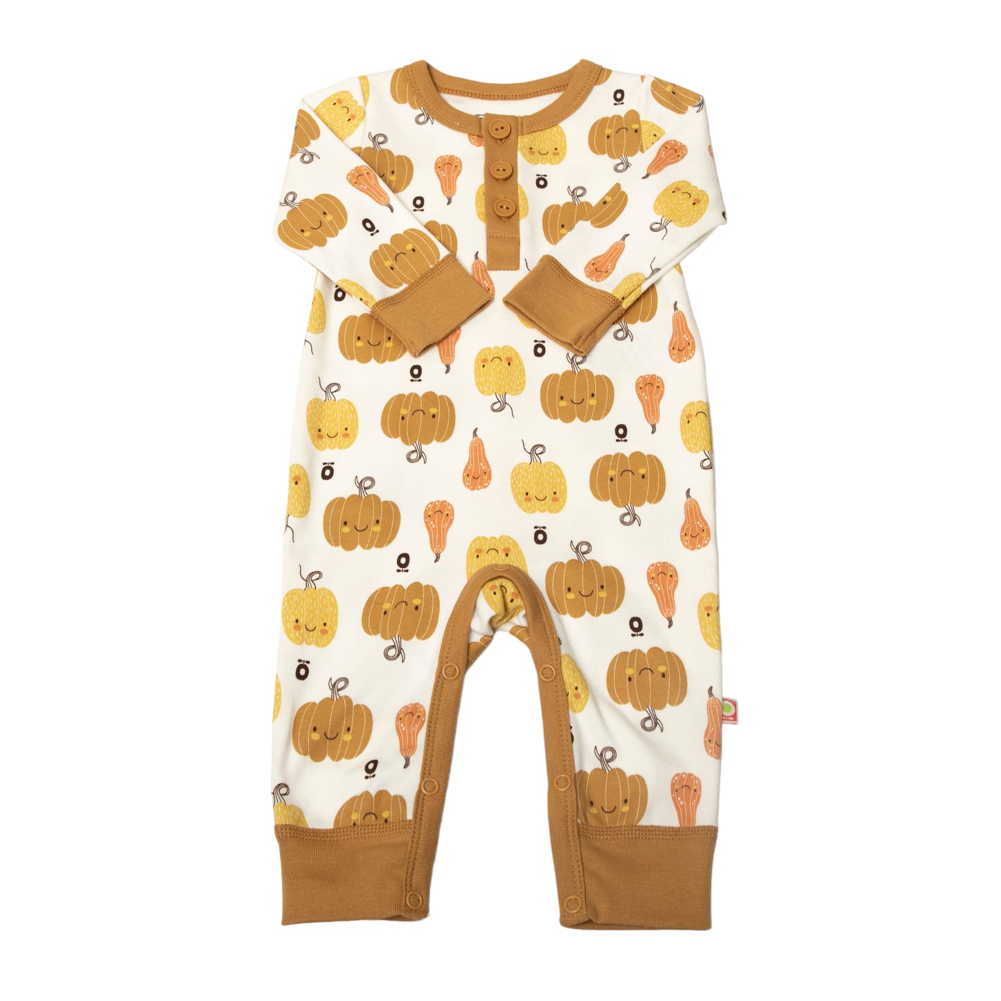 Katvig jumpsuit met pompoenen | biologisch katoen