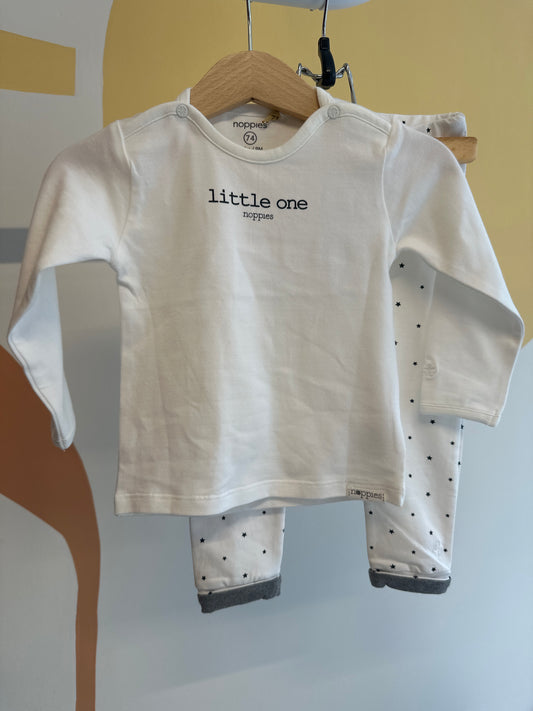 T-shirt Noppies wit (biologisch katoen)