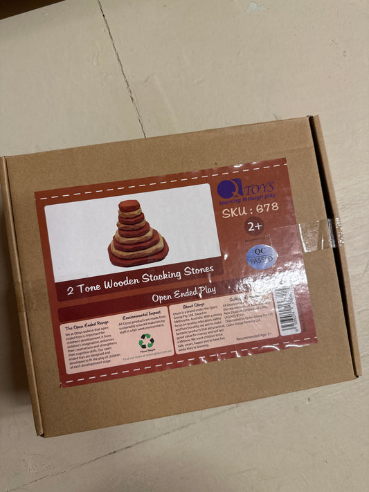 Houten stapel schijven/blokken