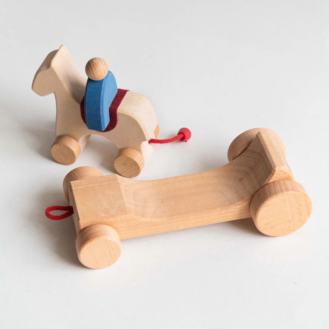 Houten Koets – Paard met Wagen